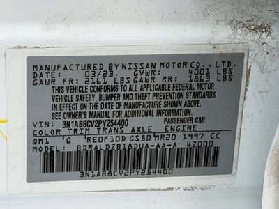 2023 Nissan Sentra SV