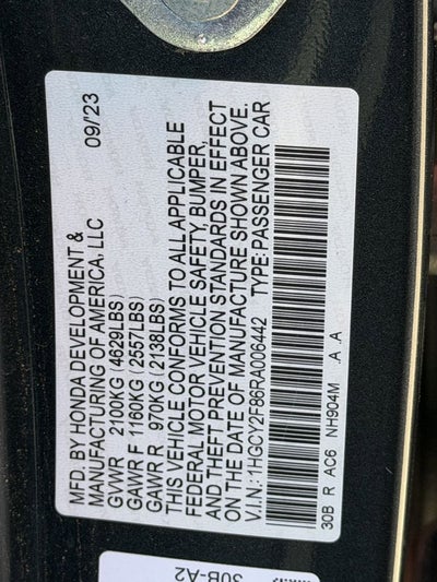 2024 Honda Accord Hybrid Touring