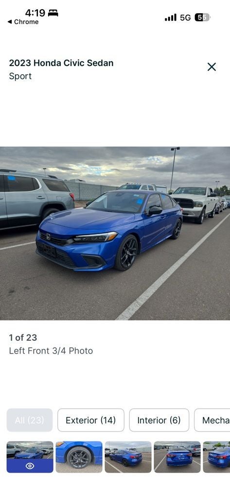 2023 Honda Civic Sedan Sport