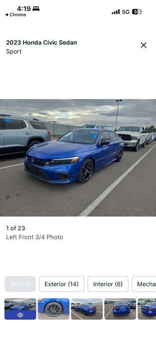 2023 Honda Civic Sedan Sport
