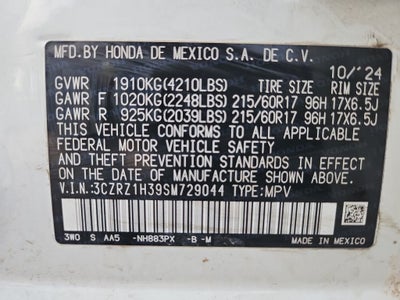 2025 Honda HR-V 2WD LX