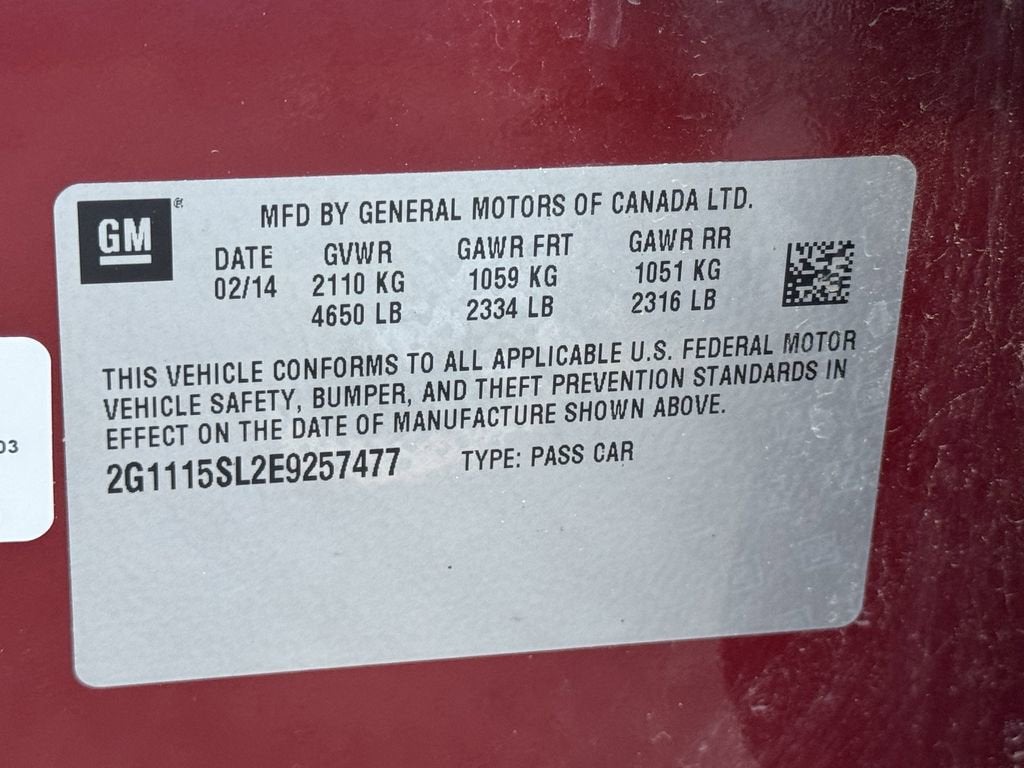 2014 Chevrolet Impala LT