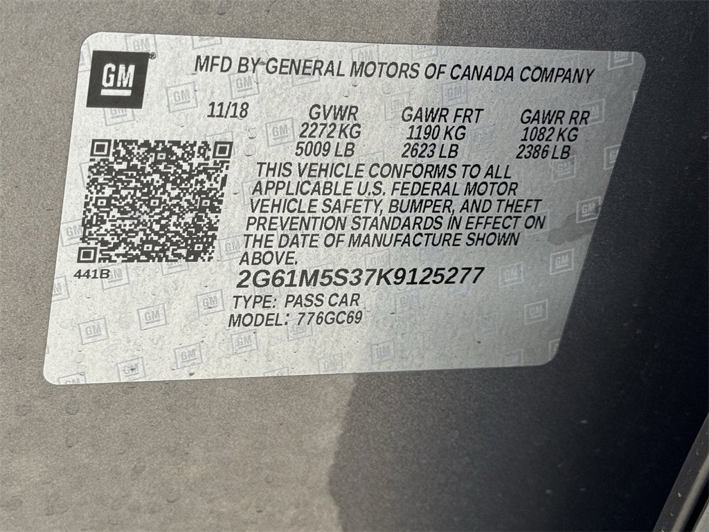 2019 Cadillac XTS Luxury