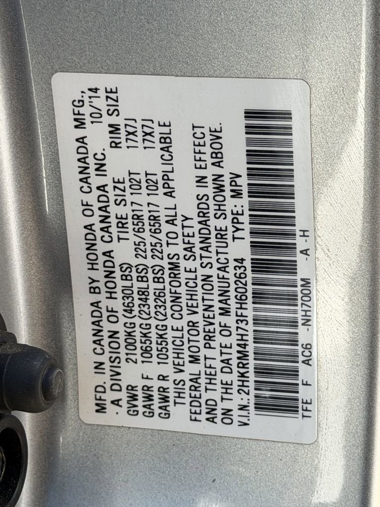 2015 Honda CR-V EX-L