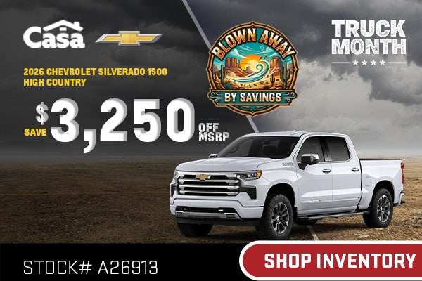 2026 Chevrolet Silverado 1500 High Country