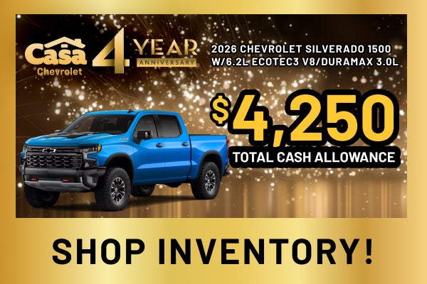 2026 Chevrolet Silverado 1500 w/6.2L EcoTec3 V8/Duramax 3.0L