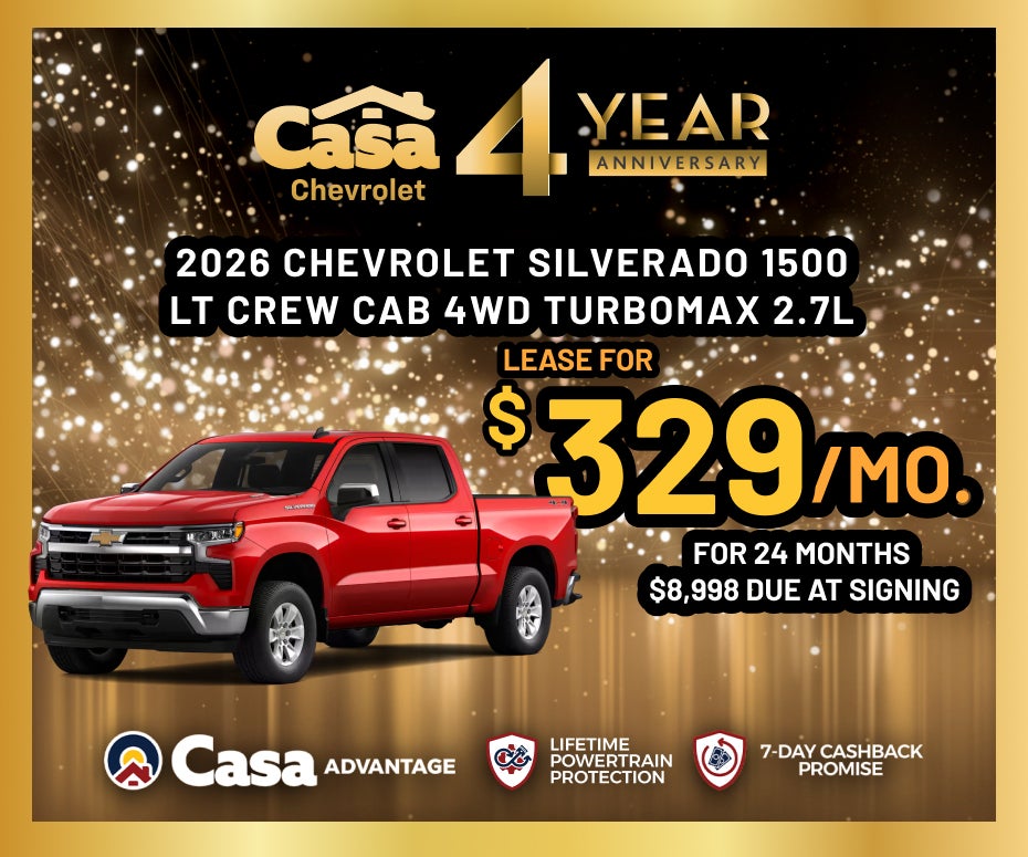 2026 Chevrolet Silverado 1500 LT Crew Cab 4WD TurboMax 2.7L