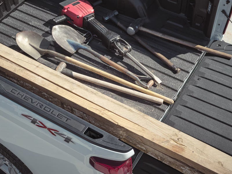2026 Chevrolet Silverado with tools in the back